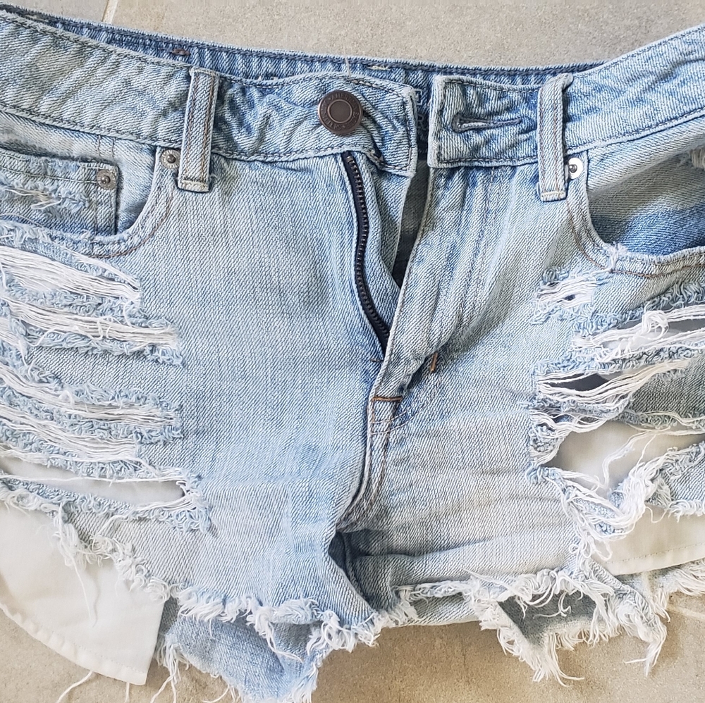 American Eagle High Waisted Shorts 0